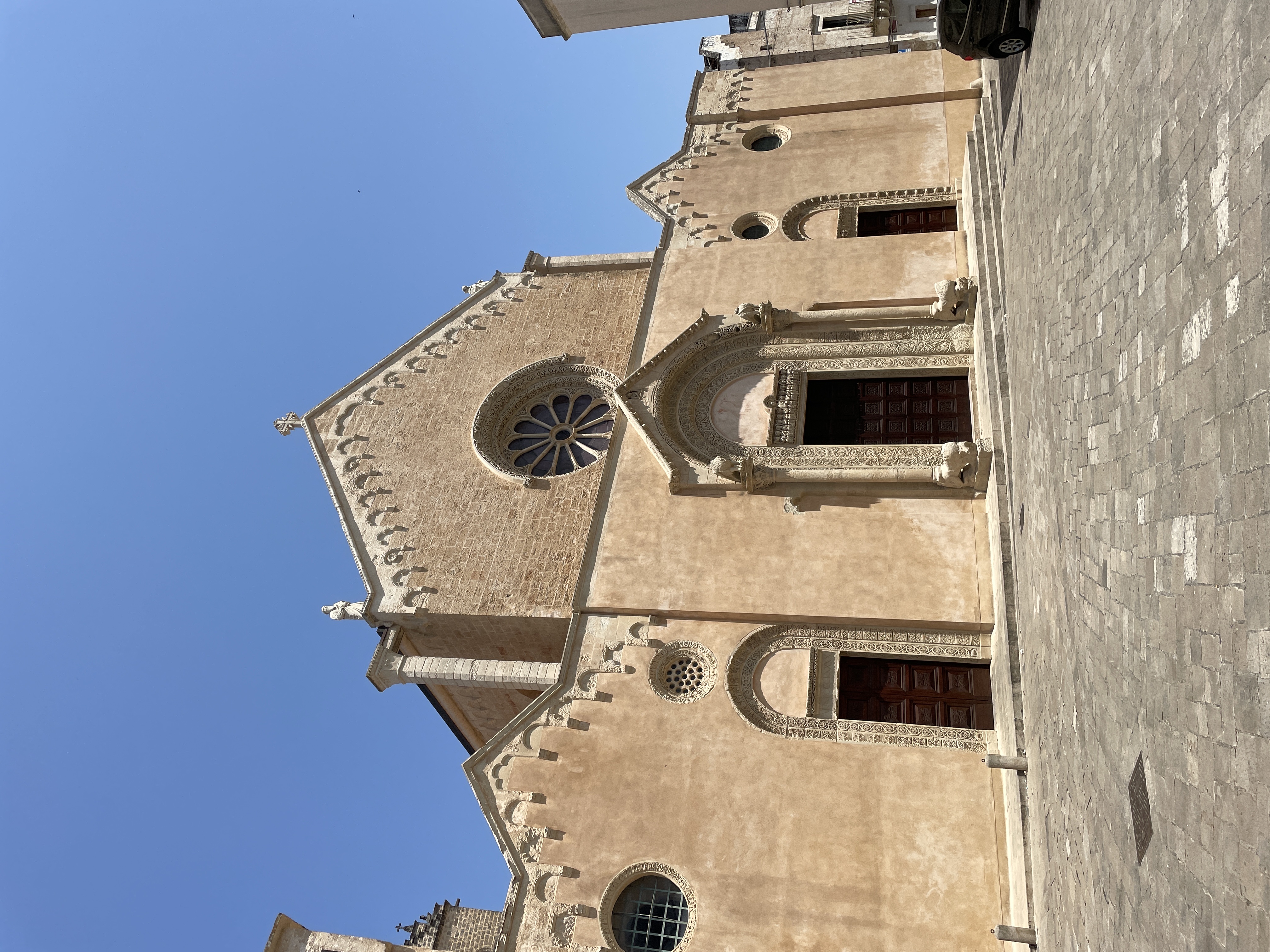 Exterior of the Basilica of Santa Caterina d’Alessandria in Galatina.